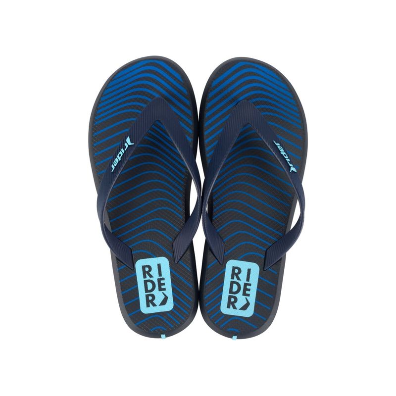 RIDER - Sandalia Hombre Negro/Azul  R1 Style Rider
