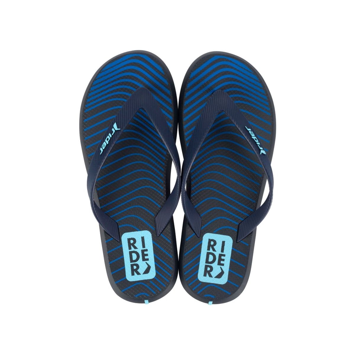 RIDER - Sandalia Hombre Negro/Azul  R1 Style Rider