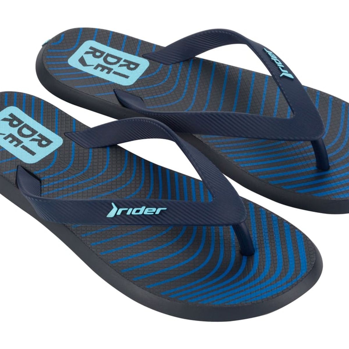 RIDER - Sandalia Hombre Negro/Azul  R1 Style Rider