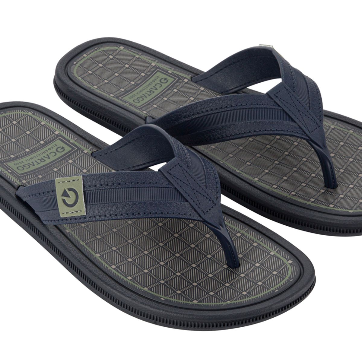 CARTAGO - Sandalia Hombre Azul/Gris Maiorca Cartago