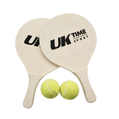 Imagen 2 del producto Par Paletas Playa Con 2 Pelotas De Beach Tenis