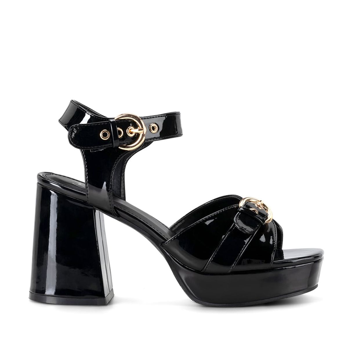 WEIDE - Sandalia Taco Negro Fiesta DMT11 Weide