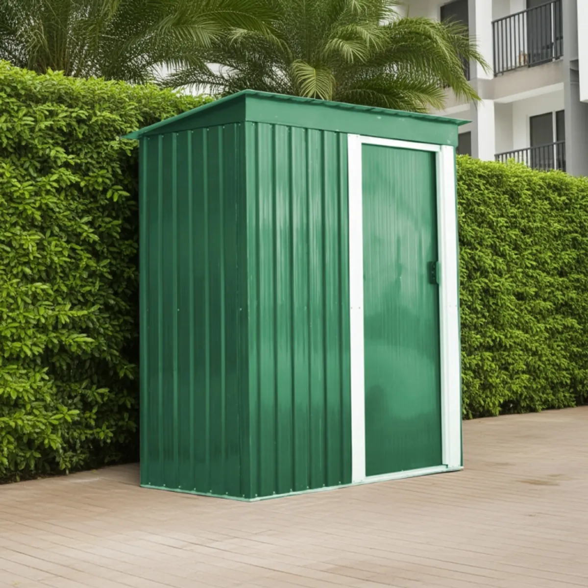 IGPRO - Bodega De Jardín Verde 1.38 M2 181x162x86 CM.