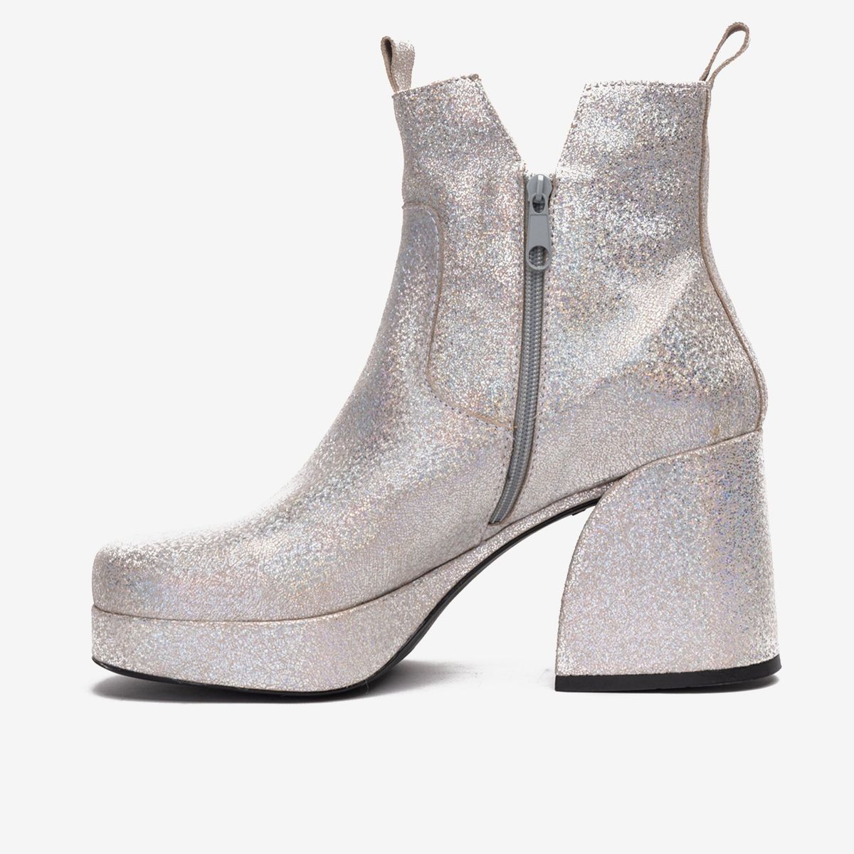 LANDAZURI - Botín Aspasia Glitter Cuero Landazuri