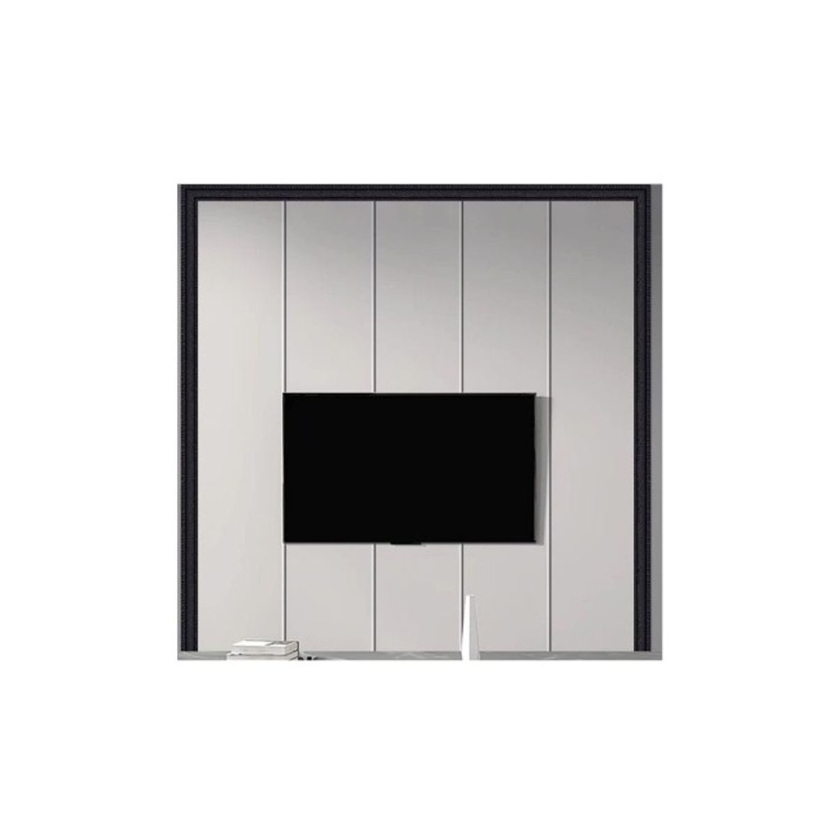 GENERICO - Rollo Guardapolvo Moldura Adhesivo 230 Cm Negro