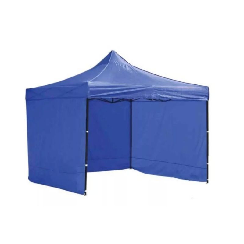 GENERICO - Toldo Plegable Pared Azul 3x3  Pared Laterales Toldo