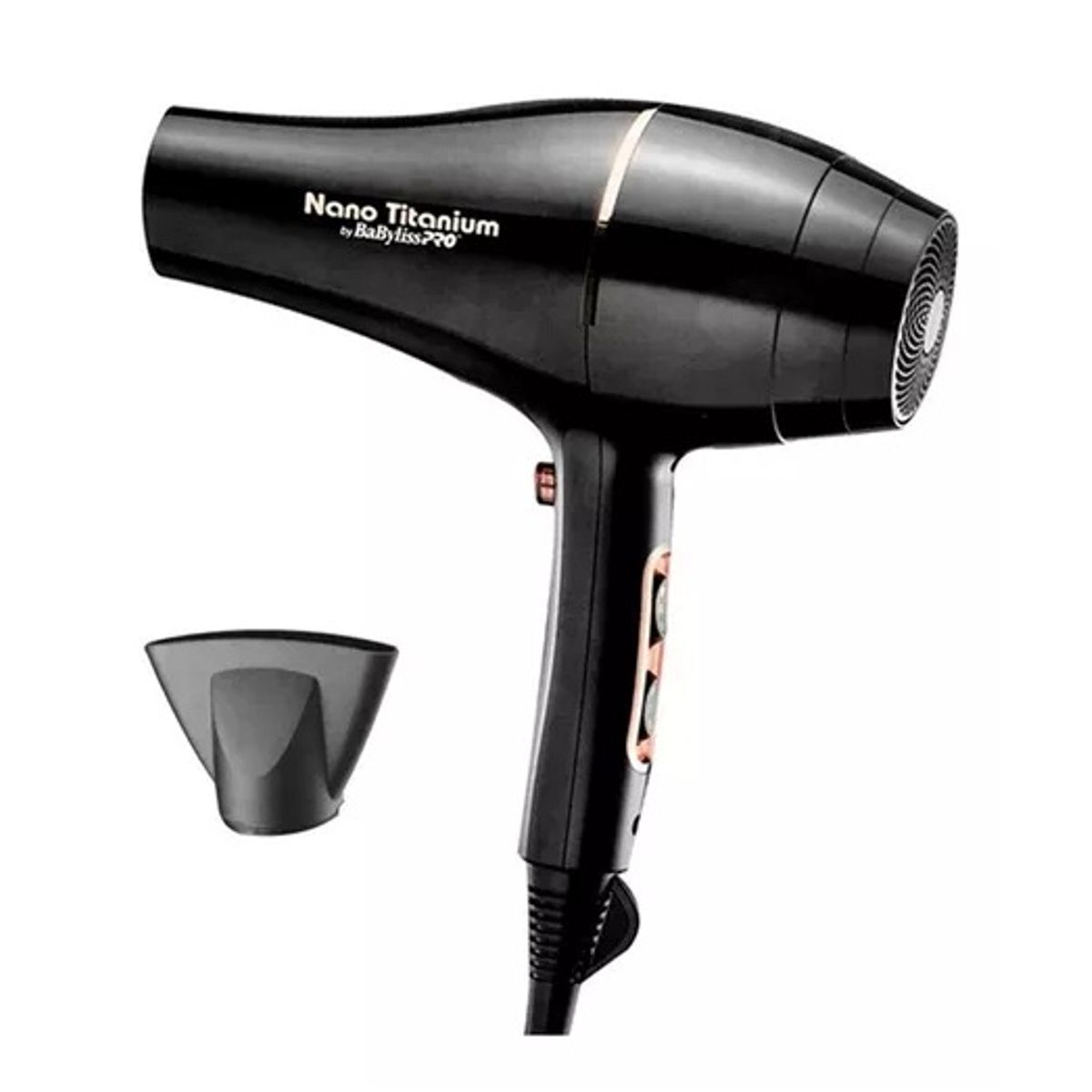 BABYLISS PRO - Secador BabylissPro Nano Titanium Gold Rose Black