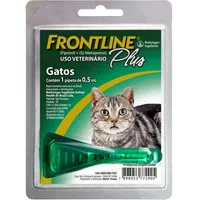 Frontline Plus Pipeta Gato Pulgas Y Garrapatas