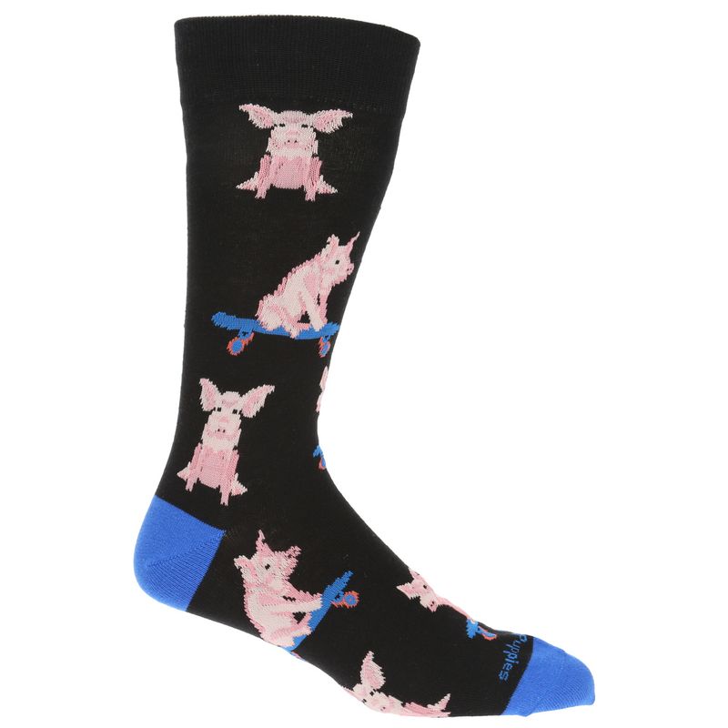 HUSH PUPPIES - Calcetín Casual Pig Negro Hombre HUSH PUPPIES