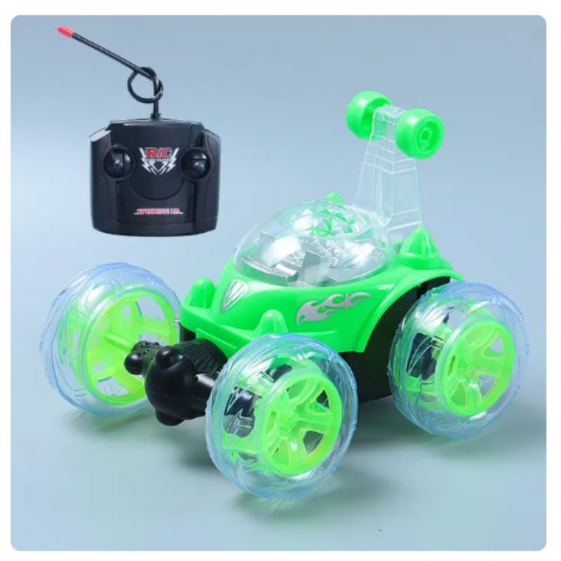 GENERICO - Auto A Control Remoto Luces Sonido 360 Grados Auto Loco-V