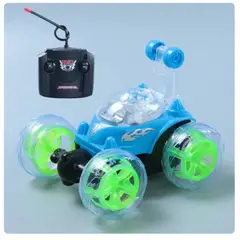GENERICO - Auto A Control Remoto Luces Sonido 360 Grados Auto Loco-AZ