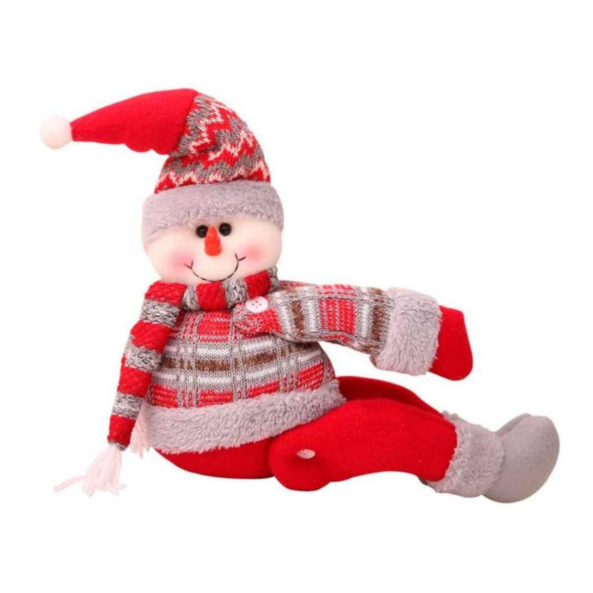 GENERICO - Toma Cortina Navideño Muñeco De Nieve Pack 2