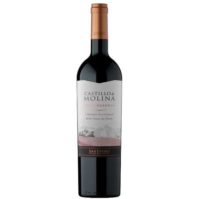 CASTILLO DE MOLINA - Vino Castillo de Molina Gran Reserva Cabernet 750cc