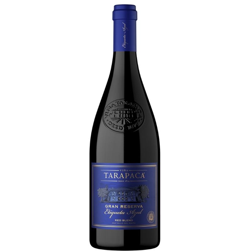 TARAPACA - Vino Tarapacá Gran Reserva Red Blend Etiqueta Azul 14° 750cc