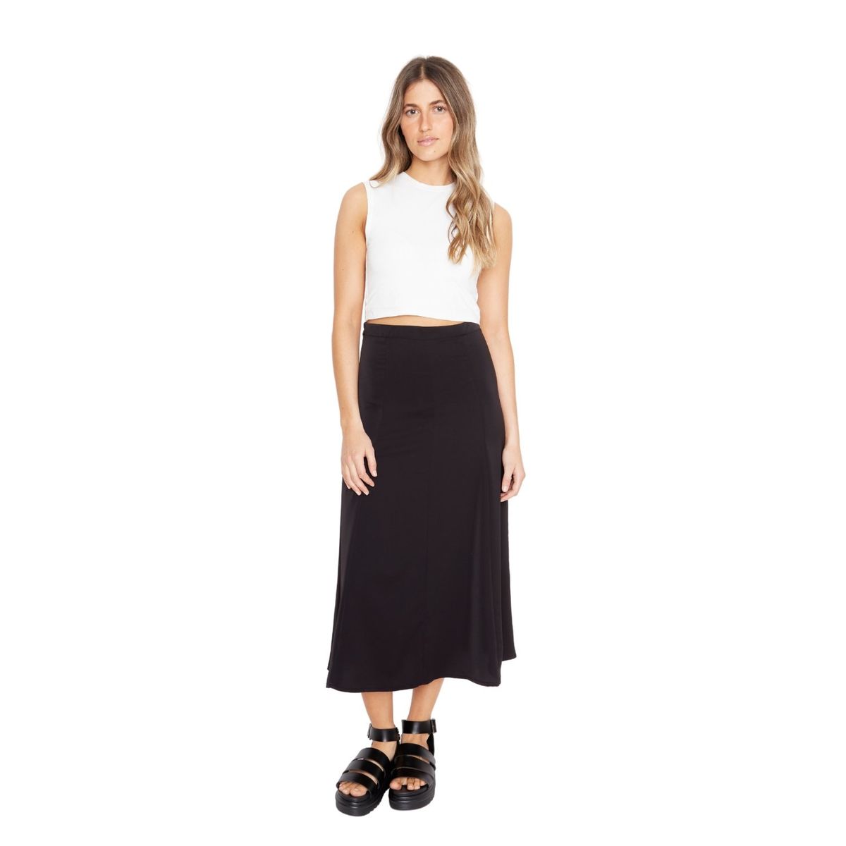 JACINTA TIENDA - Falda Delfi negra Jacinta Tienda