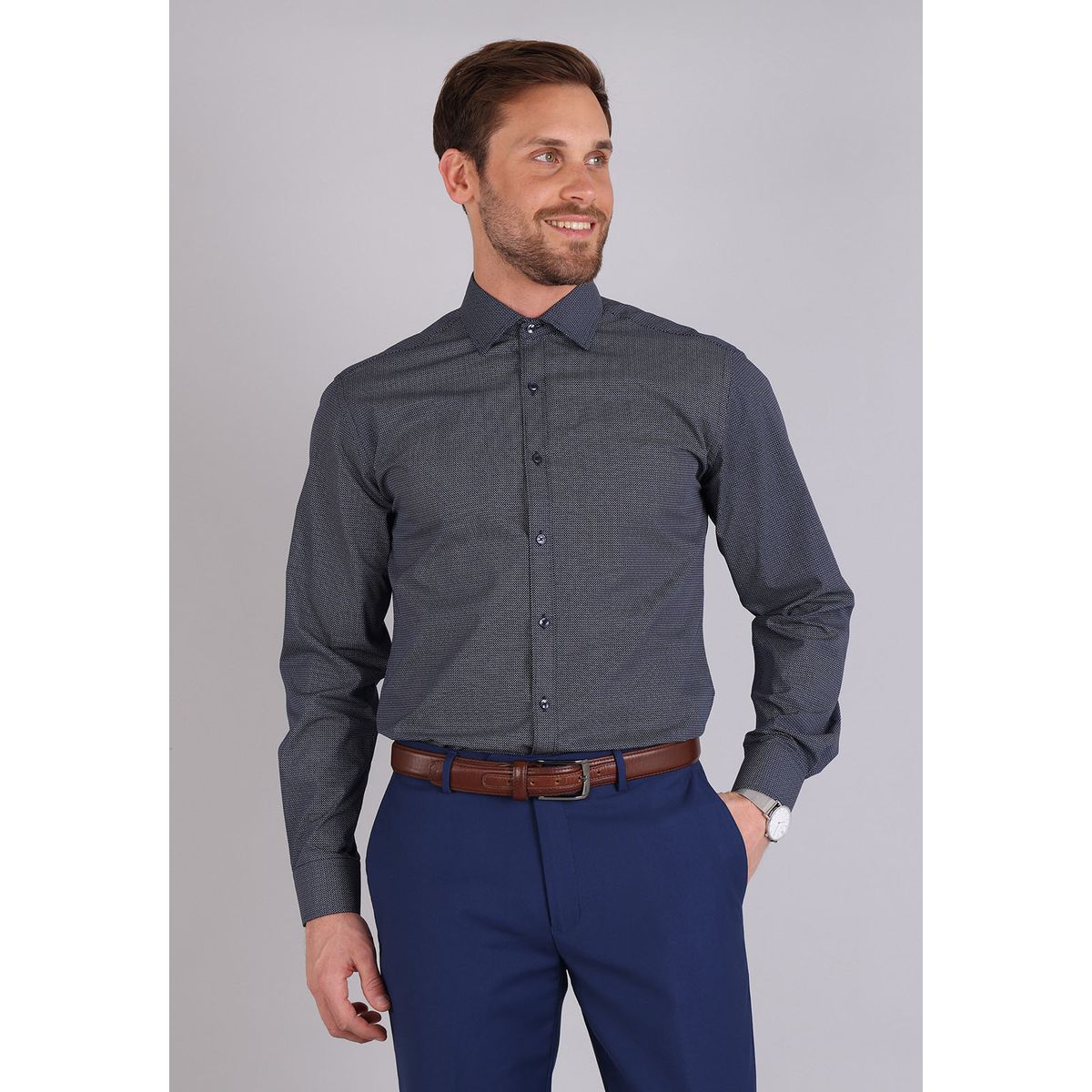 VAN HEUSEN - Camisa Formal Mini Print Van Heusen VAN HEUSEN
