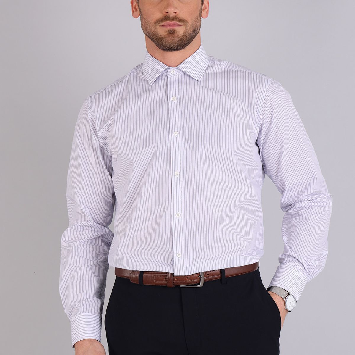 VAN HEUSEN - Camisa Formal Rayas Van Heusen VAN HEUSEN.