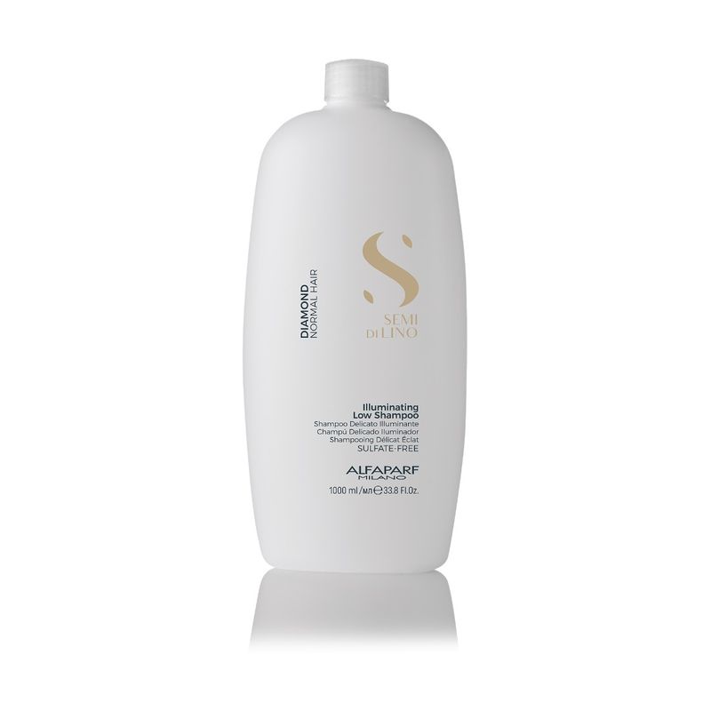ALFAPARF MILANO - SHAMPOO ALFAPARF SEMI DI LINO BRILLO ILUMINADOR DIAMOND 1000 ML.