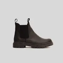 TRAUKO - Zapato Mujer Cuero Negro Boston
