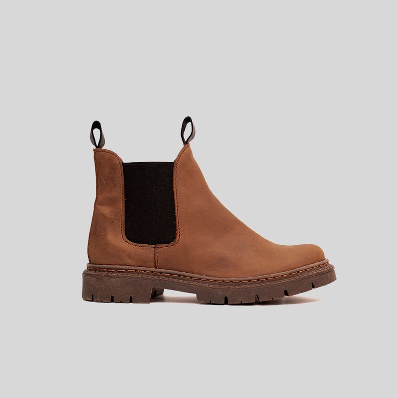 TRAUKO - Zapato Cuero Mujer Café Trauko Boston