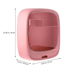 GENERICO - Caja De Almacenamiento De Maquillaje Colgante De Pared Para Baño