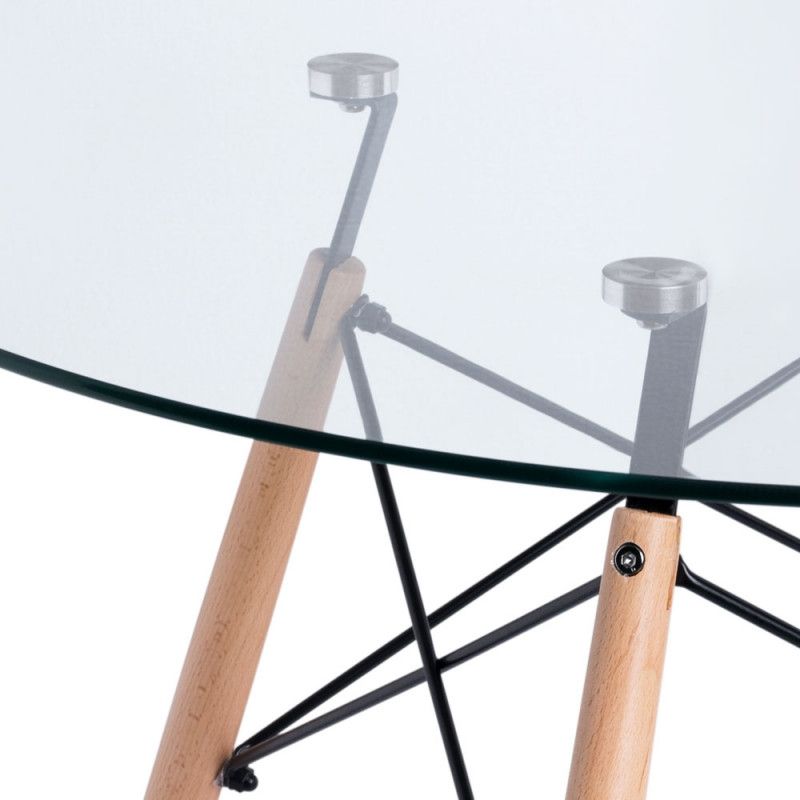 GENERICO - MESA DE VIDRIO 100 cm