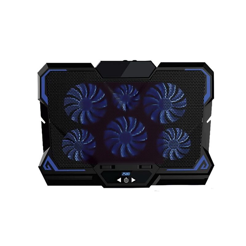 DBLUE - GAMING PORTÁTIL ENFRIADOR CON 5 VENTILADORES.