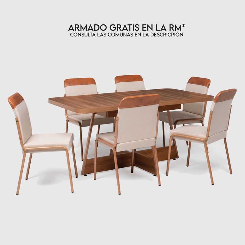 ROCA - Comedor Río 6 Personas