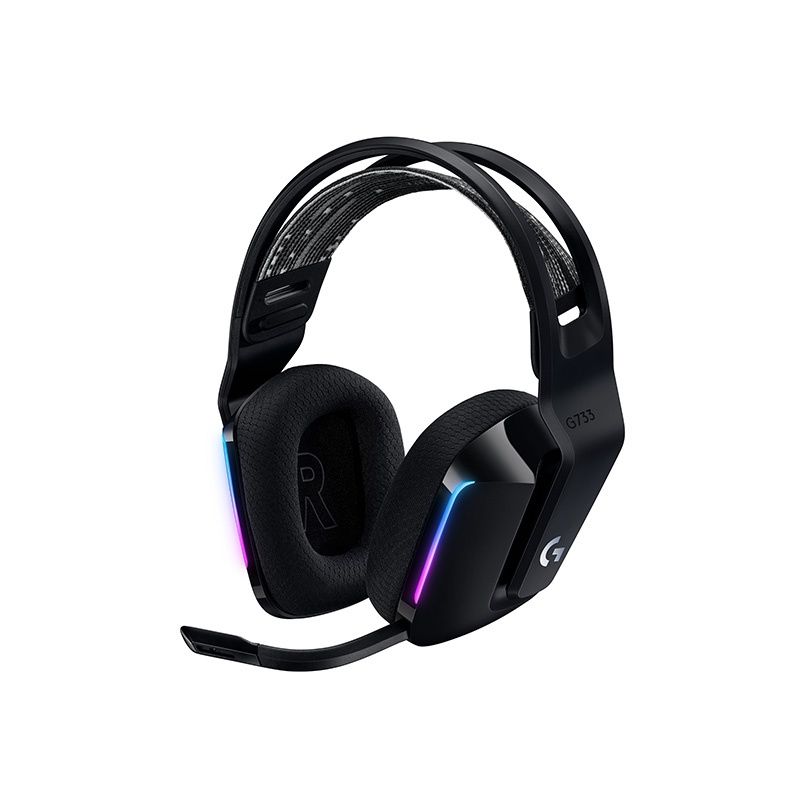 LOGITECH - Auriculares inalámbricos para juegos Logitech G733 LIGHTSPEED - Negro