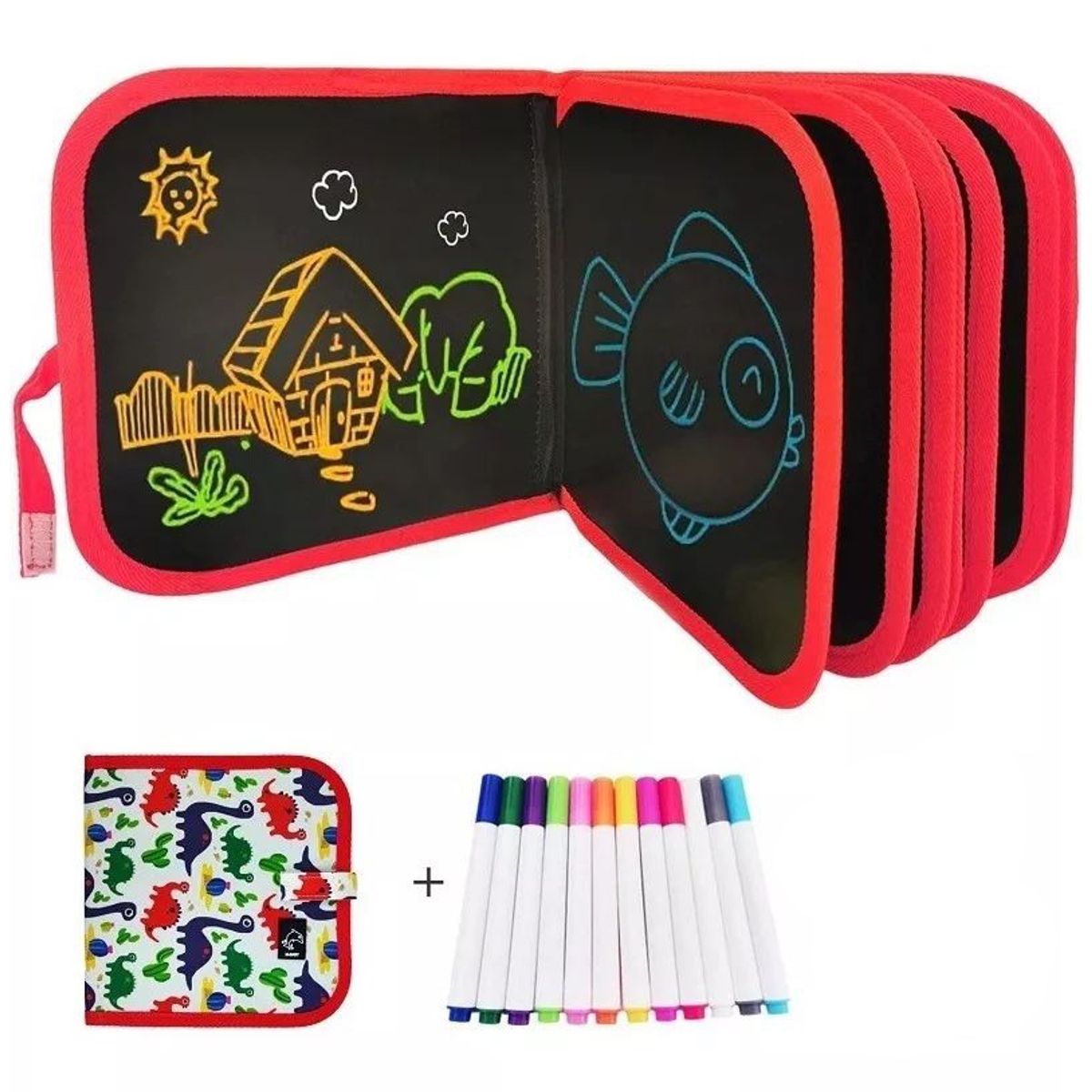 KUANGYE - Pizarron Libro De Dibujo Juguete Graffitiregalo Para Niños