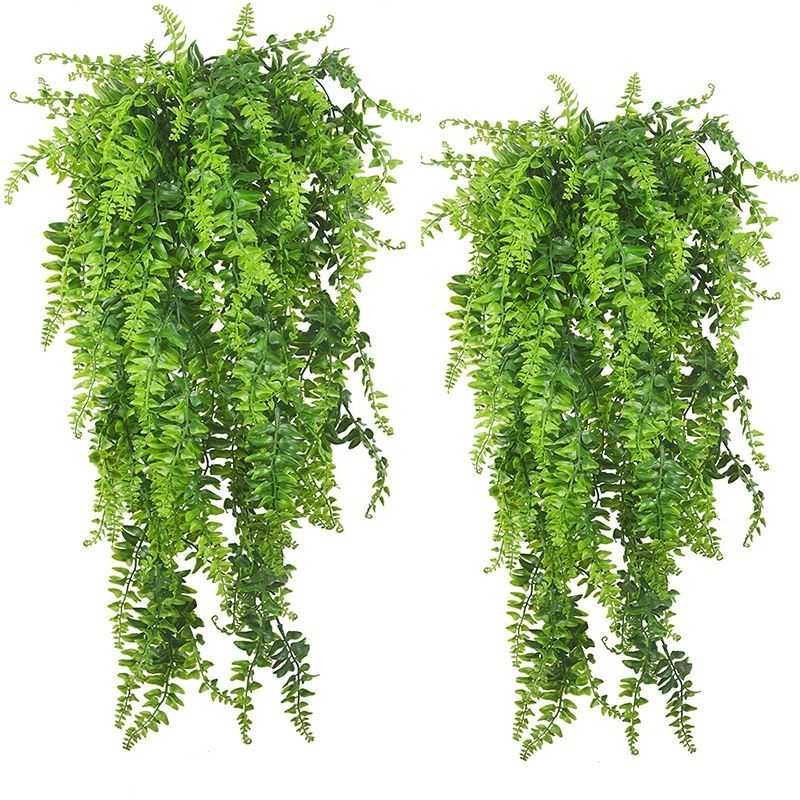 KUANGYE - Paquete De 5 Plantas De Imitación De Helecho De Boston Colga