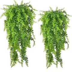 KUANGYE - Paquete De 5 Plantas De Imitación De Helecho De Boston Colga