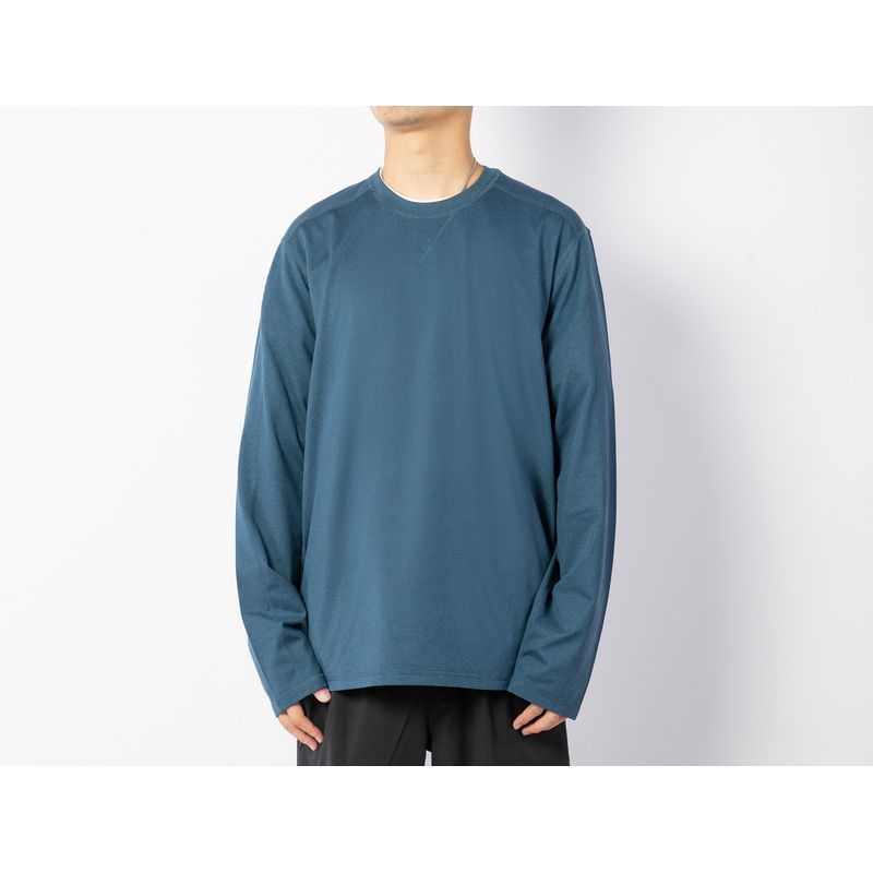 GREEN HANSHENG - Camiseta de manga larga melange para hombre Green Hansheng Verde