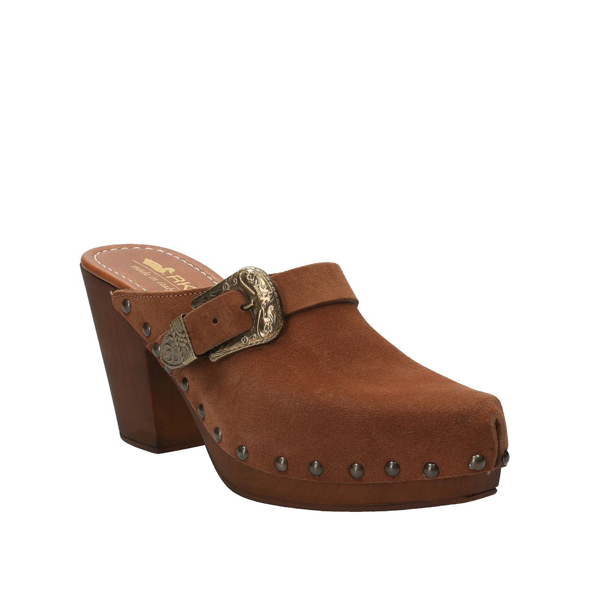 ROCKFORD - Sueco Cuero Mujer Padua Café ROCKFORD