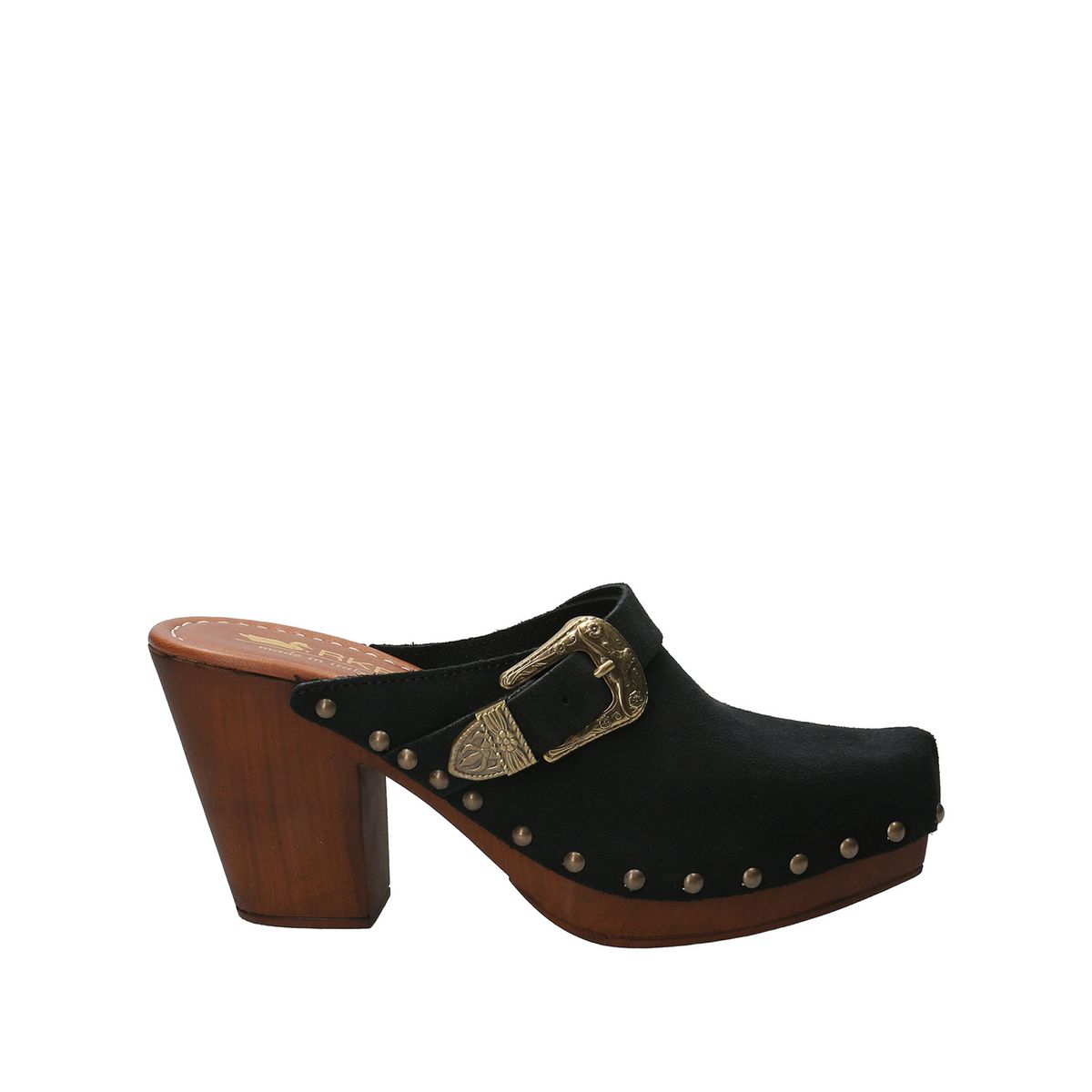 ROCKFORD - Sueco Cuero Mujer Padua Negro ROCKFORD