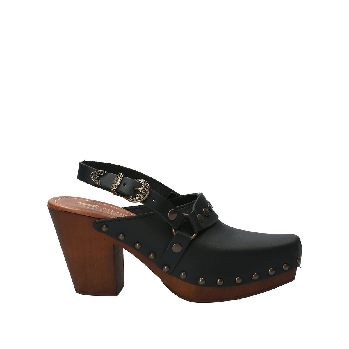 ROCKFORD - Sueco Cuero Mujer Salermo Negro ROCKFORD