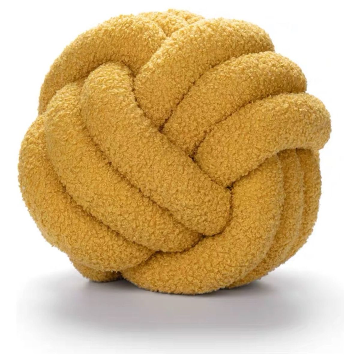 GENERICO - Cojin Decorativo Modelo Nudo Acolchado Color Amarillo