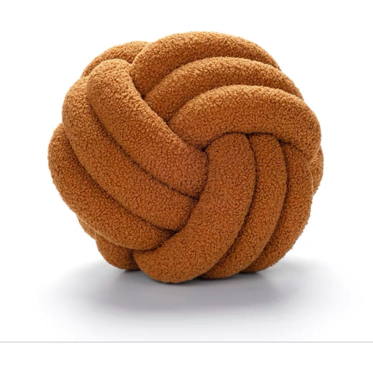 GENERICO - Cojin Decorativo Modelo Nudo Acolchado Color Cafe