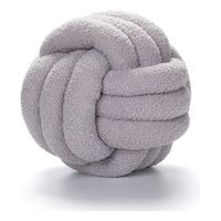 Cojin Decorativo Modelo Nudo Acolchado Color Gris