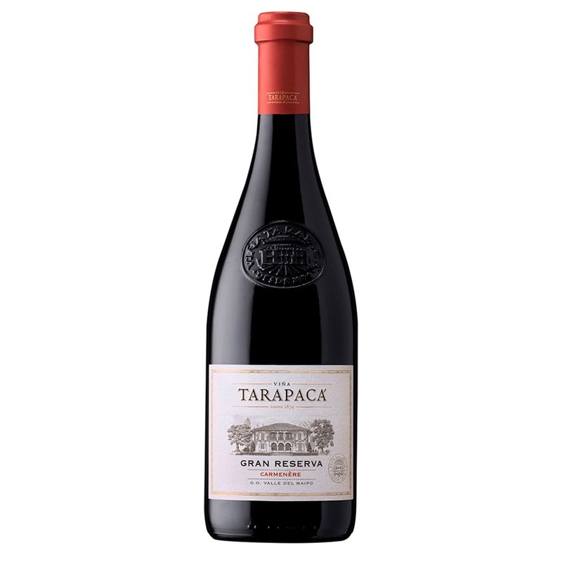 TARAPACA - Vino Tarapacá Gran Reserva Carmenere 14° 750cc