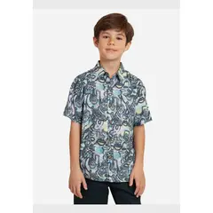 MAUI AND SONS - Camisa Abstract Art Shirt Niño Multicolor