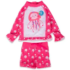PILLIN - Traje de baño Bebe Niña Coral - Coral