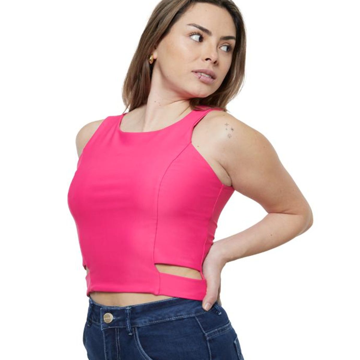 DIVINO JEANS - Polera Baikal IV Magenta Divino Jeans - Magenta