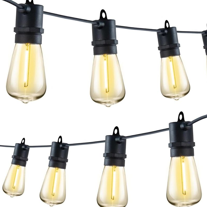 MAXWELL - Guirnalda Luces Led Terraza Patio 10m +10 Ampolletas Maxwell