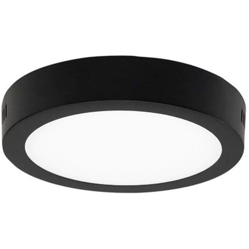 WESTINGHOUSE - Panel LED Circular 18 W Luz Cálida Sobrepuesto Negro WESTINGHOUSE