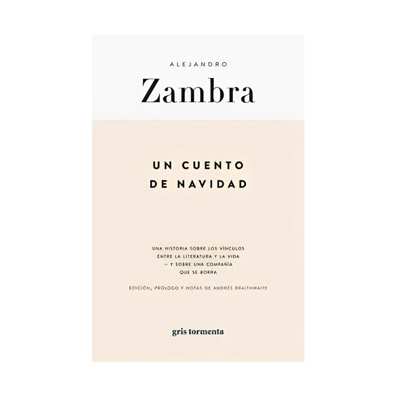 TOP10BOOKS - LIBRO UN CUENTO DE NAVIDAD / ALEJANDRO ZAMBRA / GRIS TORMENTA