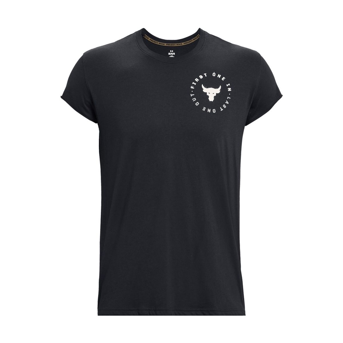 UNDER ARMOUR - Polera manga JP Project Rock hombre Negro UNDER ARMOUR