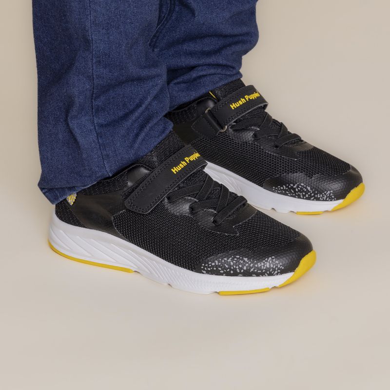 HUSH PUPPIES - Zapatilla Lance [30-40] Negro Niño HUSH PUPPIES.