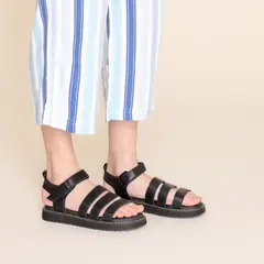 HUSH PUPPIES - Sandalia Martina [30-40] Negro Niña
