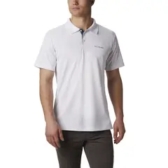 COLUMBIA - Polera Manga Corta Hombre Polo Utilizer Blanco